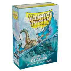 Dragon Shield DUAL MATTE Japanese-Size Sleeves - Glacier - 60ct